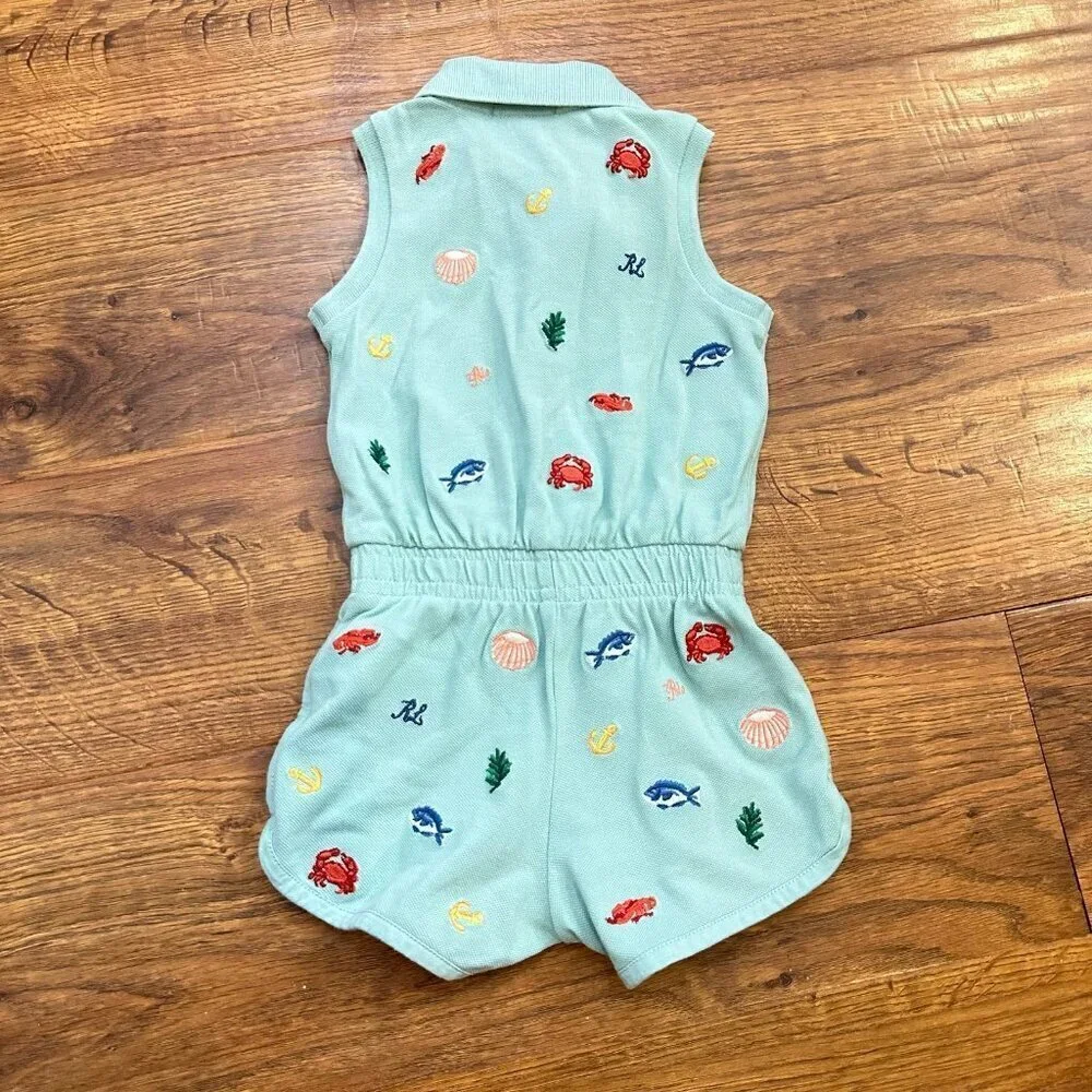 Ralph Lauren embroidered romper